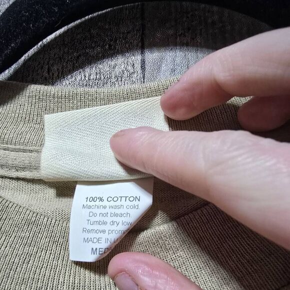 Vintage Mount Rushmore Shirt Unisex Tan Brown Tee Single Stitch 80s 90s USA - Picture 8 of 8